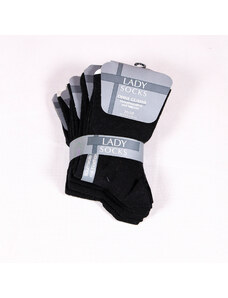 Dámské bavlněné ponožky Lady Socks DBP001 5pack černá