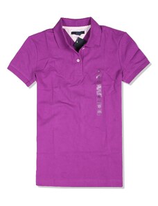 Tommy Hilfiger dámské polo tričko Easy Fit fialové