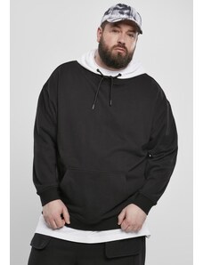 UC Men Oversized Hooded Crew černá