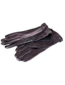 Zimní pánské kožené rukavice Alexej ZRP005 černá