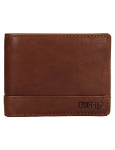 Pánská kožená peněženka Lagen Pavelos - hnědá