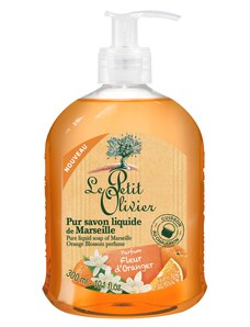 LE PETIT OLIVIER Pure Liquid Soap of Marseille - Orange Blossom 300 ml