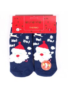 Dámské vánoční thermo ponožky Aura via DVP017 modrá