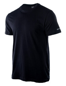 HI-TEC Plain - bavlněné pánské tričko (černé)