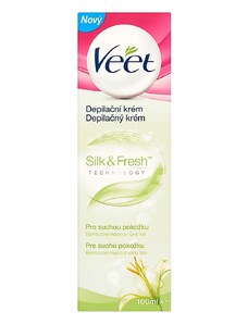 Veet Silk & Fresh Depilační krém pro suchou pokožku 100 ml
