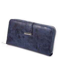Jennifer Jones Velká dámská peněženka na zip 11040 modrá tmavá