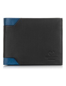 Kabelky od Hraběnky Velká pánská peněženka z pravé kůže a ochranou RFID značky PERUZZI; modrá