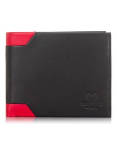 Kabelky od Hraběnky Velká pánská peněženka z pravé kůže a ochranou RFID značky PERUZZI; červená