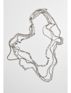 Urban Classics Accessoires Stříbrný náhrdelník Valeria Layering