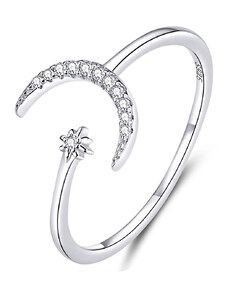 P&J Jewellery Stříbrný prsten Měsíční svit SRUNI17