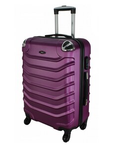 Rogal Fialový skořepinový cestovní kufr "Premium" - vel. M, L, XL