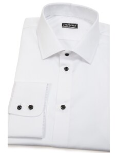 Bílá pánská košile SLIM ze 100% bavlny Avantgard 109-9123-42/194