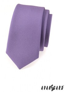 Úzká kravata SLIM Fialová mat Avantgard 571-9814