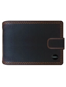 AUDI kožená pánská peněženka hnědá RFID. Pravá kůže