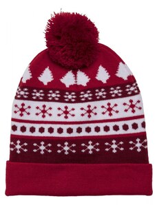 Urban Classics Christmas Beanie Dots red/white