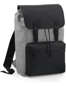 Bag Base Batoh na laptop BagBase (BG613) Šedý melír / Černá