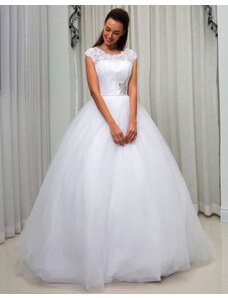 Donna Bridal krásné svatební šaty s knoflíčky + SPODNICE ZDARMA