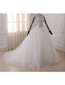 Donna Bridal svatební šaty s bohatě zdobeným živůtek