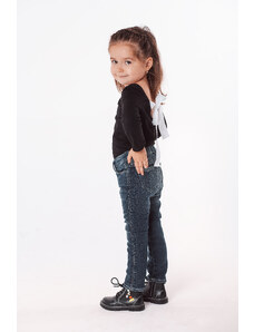 Dětské basic tričko s mašlí na zádech černé