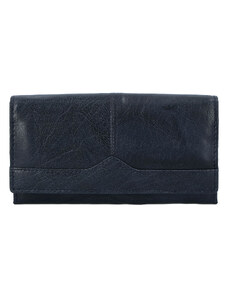 Dámská kožená peněženka tmavě modrá - Tomas Slat tmavě modrá