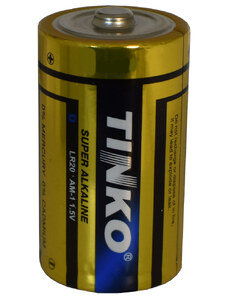 Baterie velké mono alkalická TINKO LR20