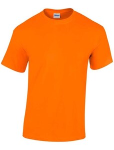 GILDAN Tričko unisex oranžová safety