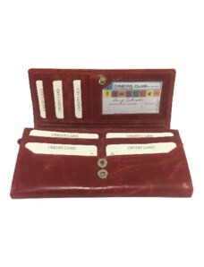 AMELA RICARDO - Dámska kožená peněženka R 751 červená