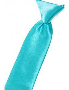 Chlapecká kravata tyrkysová lesk Avantgard 548-9002