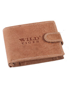 Pánská kožená peněženka Wild Tiger AM-28-032 světle hnědá