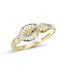 Lillian Vassago Designový prsten z kombinovaného zlata LLV46-GR008