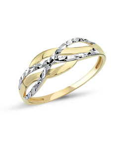 Lillian Vassago Celozlatý prsten s gravírem LLV46-GR019