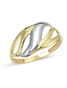 Lillian Vassago Jemný prsten z kombinovaného zlata LLV46-GR024