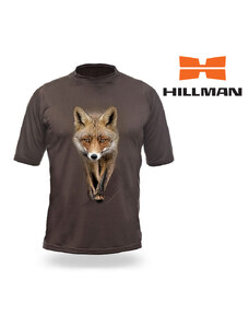 HILLMAN Gamewear 3D Myslivecké tričko kr. rukáv Liška 3D b. Dub