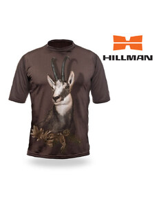 HILLMAN Gamewear 3D Myslivecké tričko kr. rukáv Kamzík 3D b. Dub