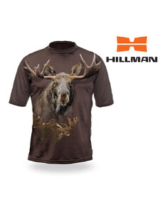 HILLMAN Gamewear 3D Myslivecké tričko kr. rukáv Los 3D b. Dub