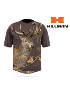 HILLMAN Gamewear 3D Myslivecké tričko bavlna DGT Jelen b. Dub
