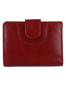 Elegantní kožená peněženka tmavě červená - Tomas Pilia červená