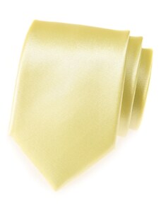 Světle žlutá pánská hladká kravata Avantgard 559-714