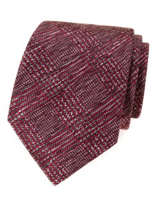 Pánská kravata s červeno-šedý vzorem Avantgard 561-62313