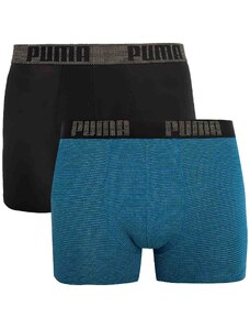 Pánské boxerky Puma Birdfeet Stripe Boxer 2-Pack Blue
