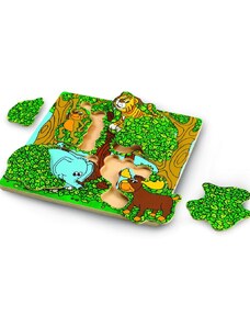 Wonderworld Dřevěné puzzle Píkabú