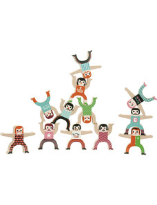 Vilac dřevěná balanční hra pro děti akrobati