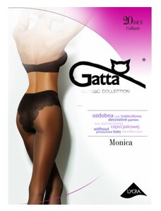 Punčochové kalhoty - černé DEN 20 Monica odstín Nero Gatta 04
