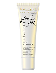 Eveline cosmetics Highlight glow and go! Tekutý rozjasňovač golden glow 20 ml
