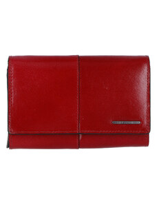 Bellugio Stylová dámská kožená peněženka Siska, červená
