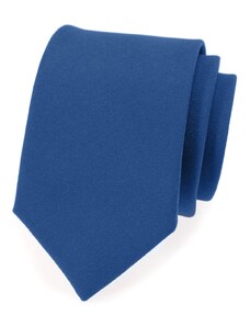 Modrá pánská kravata v matném provedení Avantgard 561-9837