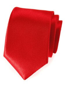 Hladká červená kravata pro pány Avantgard 561-9047