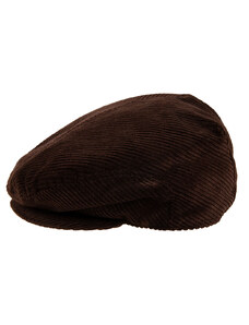 Pánská Čepice s kšiltem Bekovka TONAK / manšestrová kšiltovka klobouk / unisex / hnědá čokoládová, hnědá medová