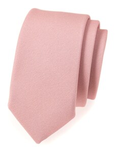 Úzká kravata SLIM v módní pudrové Avantgard 571-9811