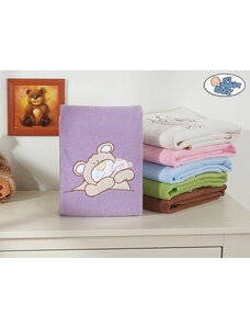 My Sweet Baby Dětská deka kolekce “MÉĎA BARNABÁŠ” - fialová